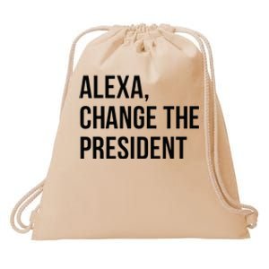 A.lexa Change The President Funny Saying Quote Drawstring Bag