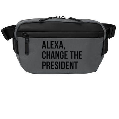 A.lexa Change The President Funny Saying Quote Crossbody Pack