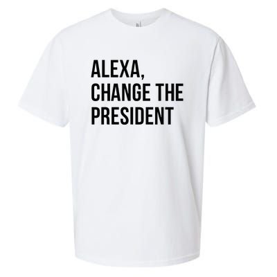 A.lexa Change The President Funny Saying Quote Sueded Cloud Jersey T-Shirt