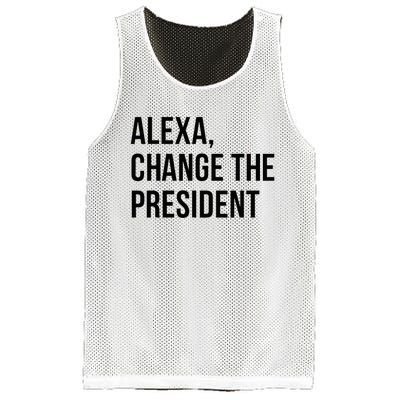 A.lexa Change The President Funny Saying Quote Mesh Reversible Basketball Jersey Tank