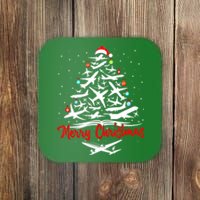 Airplane Christmas Tree Coaster