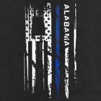 Alabama Cop Thin Blue Line Leo Police American Flag 11oz C Handle Ceramic Mug