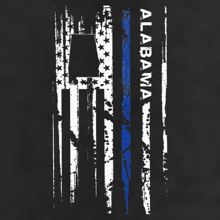 Alabama Cop Thin Blue Line Leo Police American Flag 11oz C Handle Ceramic Mug