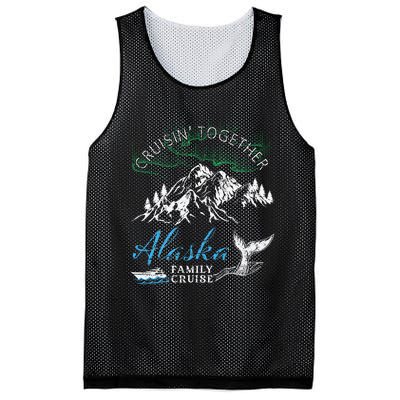 Alaska Cruisin Together Family Cruise North Lights Cruising Mesh Reversible Basketball Jersey Tank