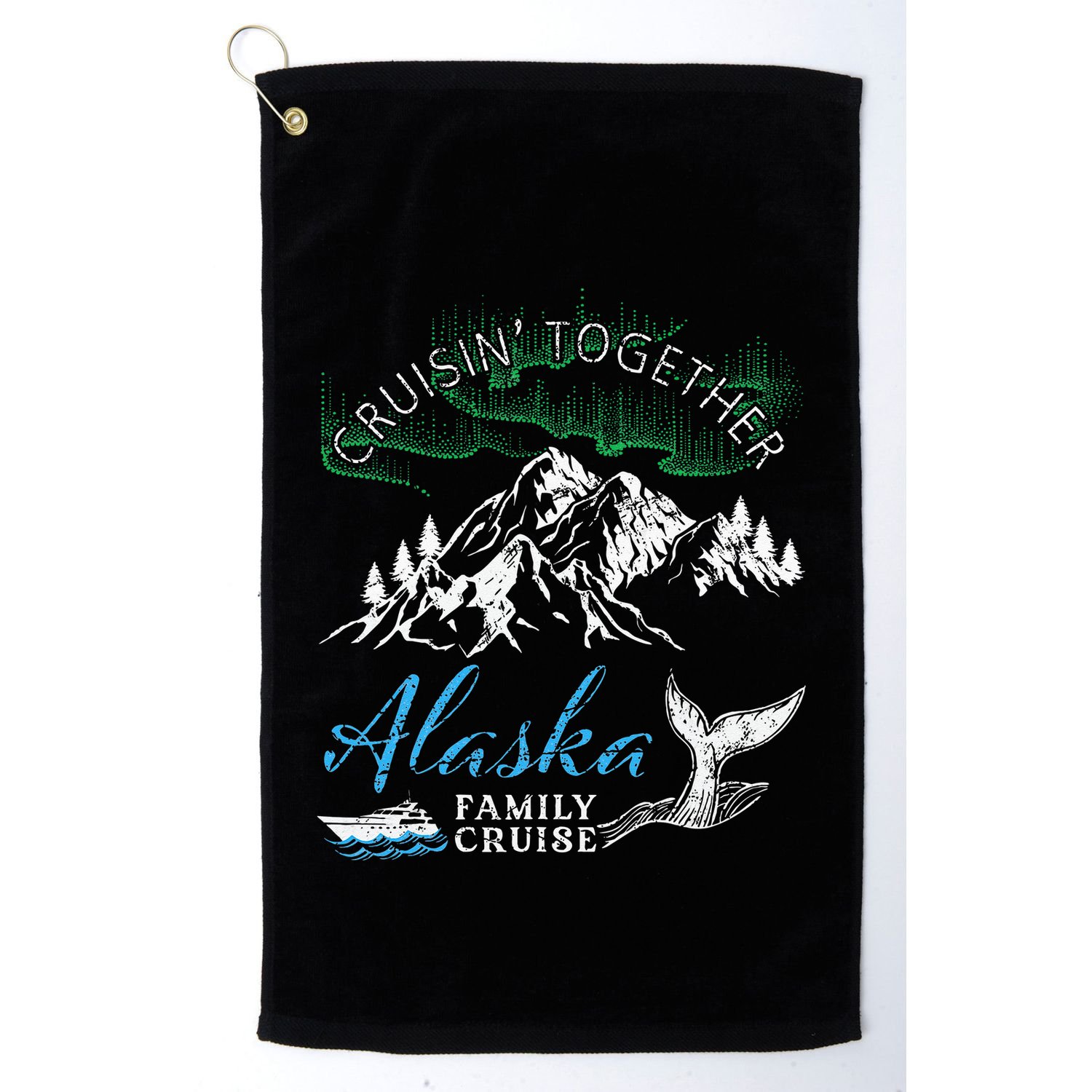 Alaska Cruisin Together Family Cruise North Lights Cruising Golf Towel