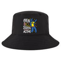 Active Sloth Funny Cool Comfort Performance Bucket Hat