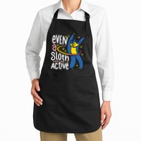 Active Sloth Funny Apron