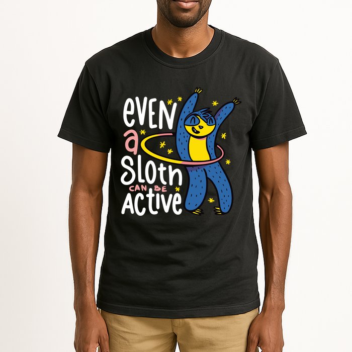 Active Sloth Funny Tall T-Shirt