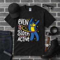 Active Sloth Funny Tall T-Shirt