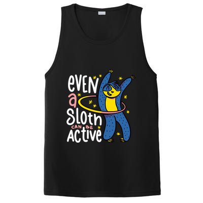 Active Sloth Funny PosiCharge Competitor Tank