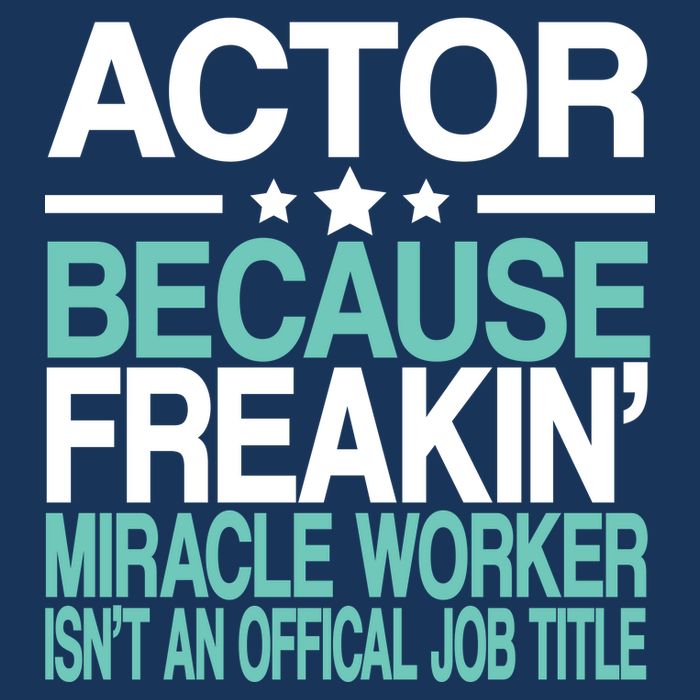 Actor Miracle Worker Official Job Title Infant Baby Jersey Bodysuit