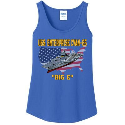 Aircraft Carrier Uss Enterprise Cvancute Gift65 Veterans Day Gift Ladies Essential Tank