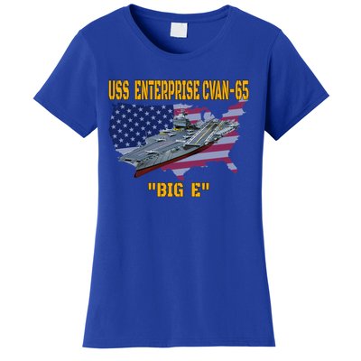 Aircraft Carrier Uss Enterprise Cvancute Gift65 Veterans Day Gift Women's T-Shirt