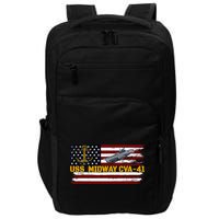 Aircraft Carrier Uss Midway Cva41 Veterans Day FatherS Day Impact Tech Backpack