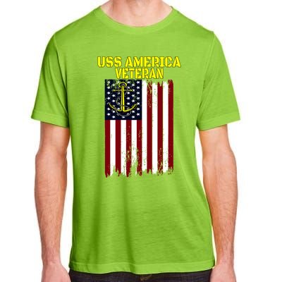 Aircraft Carrier Uss America Cvcute Gift66 Cvacute Gift66 Veteran's Day Meaningf Adult ChromaSoft Performance T-Shirt