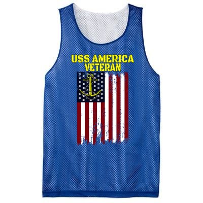 Aircraft Carrier Uss America Cvcute Gift66 Cvacute Gift66 Veteran's Day Meaningf Mesh Reversible Basketball Jersey Tank