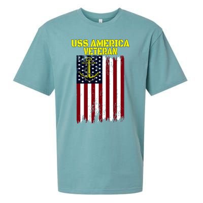 Aircraft Carrier Uss America Cvcute Gift66 Cvacute Gift66 Veteran's Day Meaningf Sueded Cloud Jersey T-Shirt