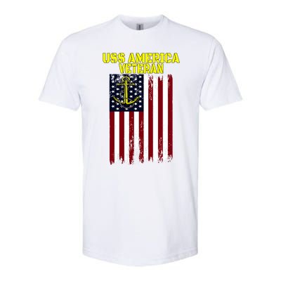 Aircraft Carrier Uss America Cvcute Gift66 Cvacute Gift66 Veteran's Day Meaningf Softstyle CVC T-Shirt