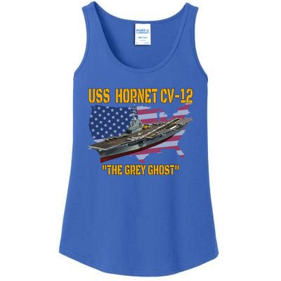 Aircraft Carrier Uss Hornet Cvfunny Gift12 Veterans Day Father's Day Funny Gift Ladies Essential Tank