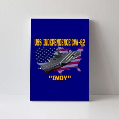 Aircraft Carrier Uss Independence Cvagift62 Veterans Day Gift Canvas