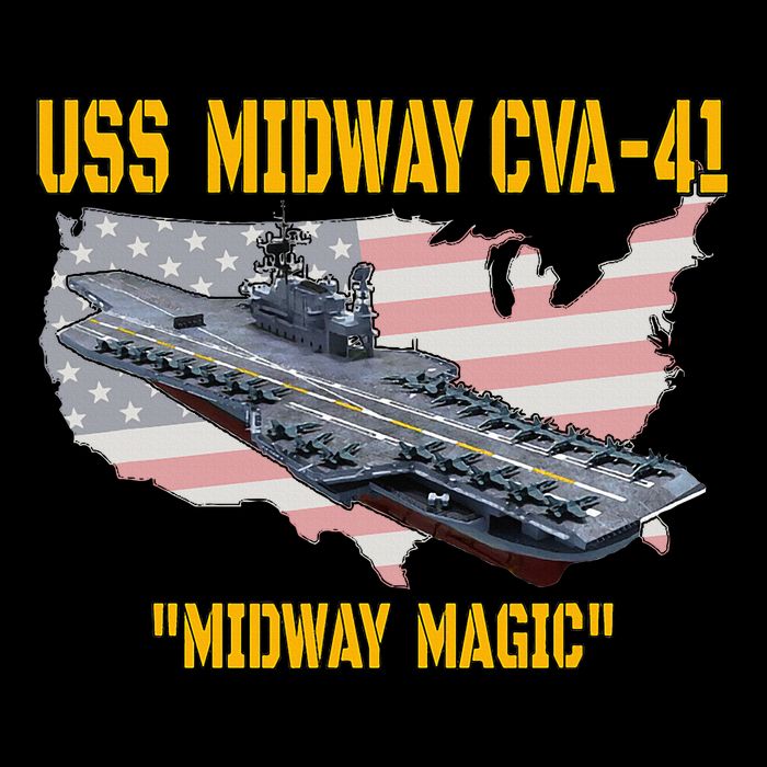 Aircraft Carrier Uss Midway Cva41 Veterans Day Cooling Performance Crew T-Shirt