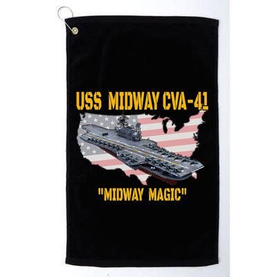 Aircraft Carrier Uss Midway Cva41 Veterans Day Golf Towel