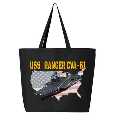 Aircraft Carrier Uss Ranger Cva61 Veterans Day 25L Jumbo Tote