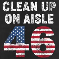 AntiBiden Clean Up On Aisle 46 Impeach Biden Adult Drive Performance Visor