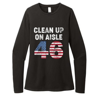 AntiBiden Clean Up On Aisle 46 Impeach Biden Womens CVC Long Sleeve Shirt