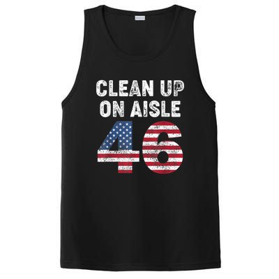 AntiBiden Clean Up On Aisle 46 Impeach Biden PosiCharge Competitor Tank