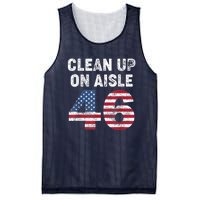 AntiBiden Clean Up On Aisle 46 Impeach Biden Mesh Reversible Basketball Jersey Tank