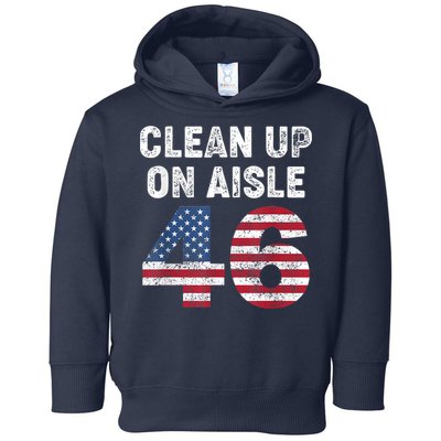 AntiBiden Clean Up On Aisle 46 Impeach Biden Toddler Hoodie