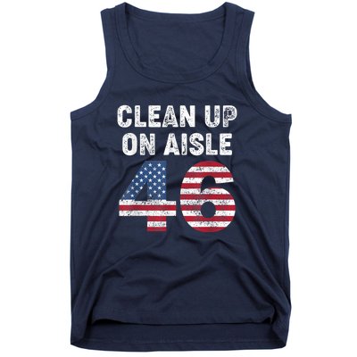 AntiBiden Clean Up On Aisle 46 Impeach Biden Tank Top