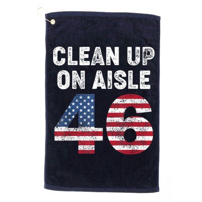 AntiBiden Clean Up On Aisle 46 Impeach Biden Golf Towel