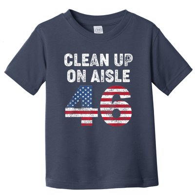 AntiBiden Clean Up On Aisle 46 Impeach Biden Toddler T-Shirt