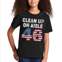 AntiBiden Clean Up On Aisle 46 Impeach Biden Kids T-Shirt