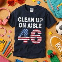 AntiBiden Clean Up On Aisle 46 Impeach Biden Kids T-Shirt