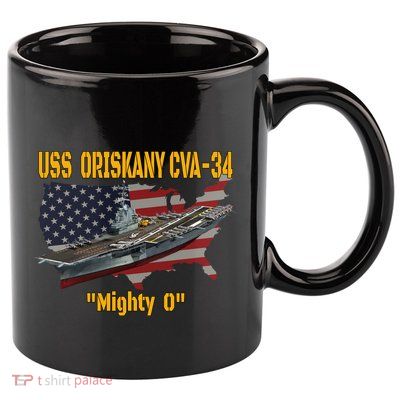 Aircraft Carrier Uss Oriskany Cva34 Veteran Day Father Day Gift 11oz C Handle Ceramic Mug