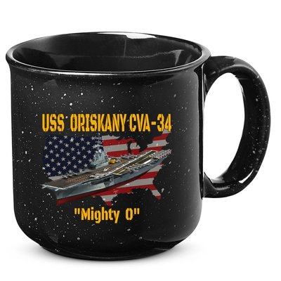 Aircraft Carrier Uss Oriskany Cva34 Veteran Day Father Day Gift 15oz Campfire Ceramic Mug