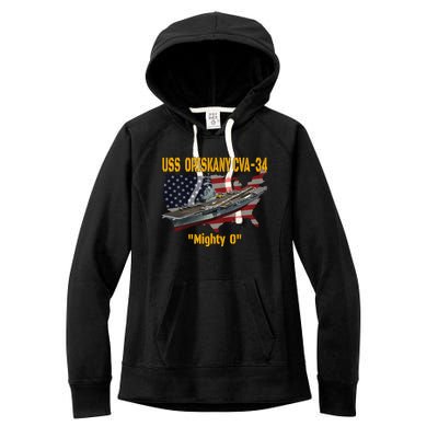 Aircraft Carrier Uss Oriskany Cva34 Veteran Day Father Day Gift Women's Fleece Hoodie