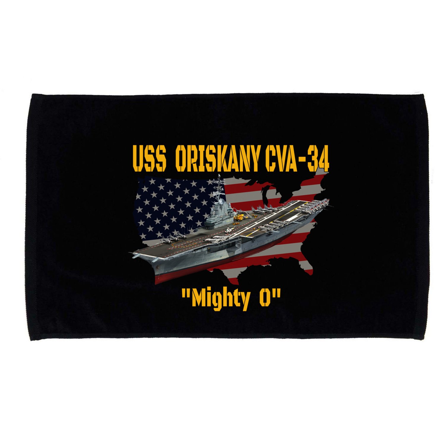 Aircraft Carrier Uss Oriskany Cva34 Veteran Day Father Day Gift Microfiber Hand Towel