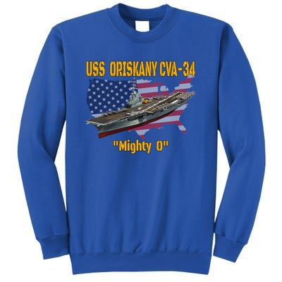 Aircraft Carrier Uss Oriskany Cva34 Veteran Day Father Day Gift Sweatshirt