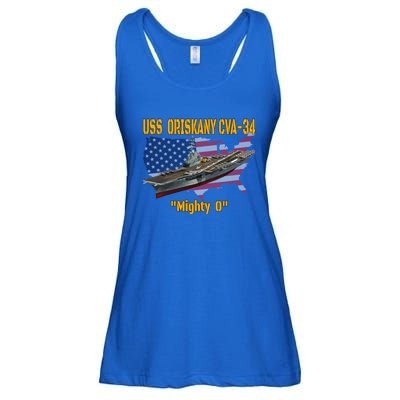 Aircraft Carrier Uss Oriskany Cva34 Veteran Day Father Day Gift Ladies Essential Flowy Tank