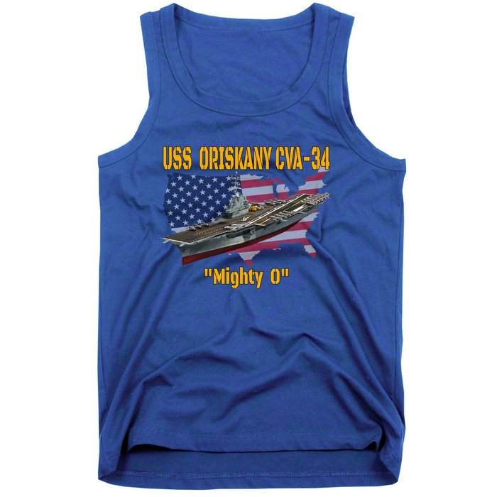 Aircraft Carrier Uss Oriskany Cva34 Veteran Day Father Day Gift Tank Top