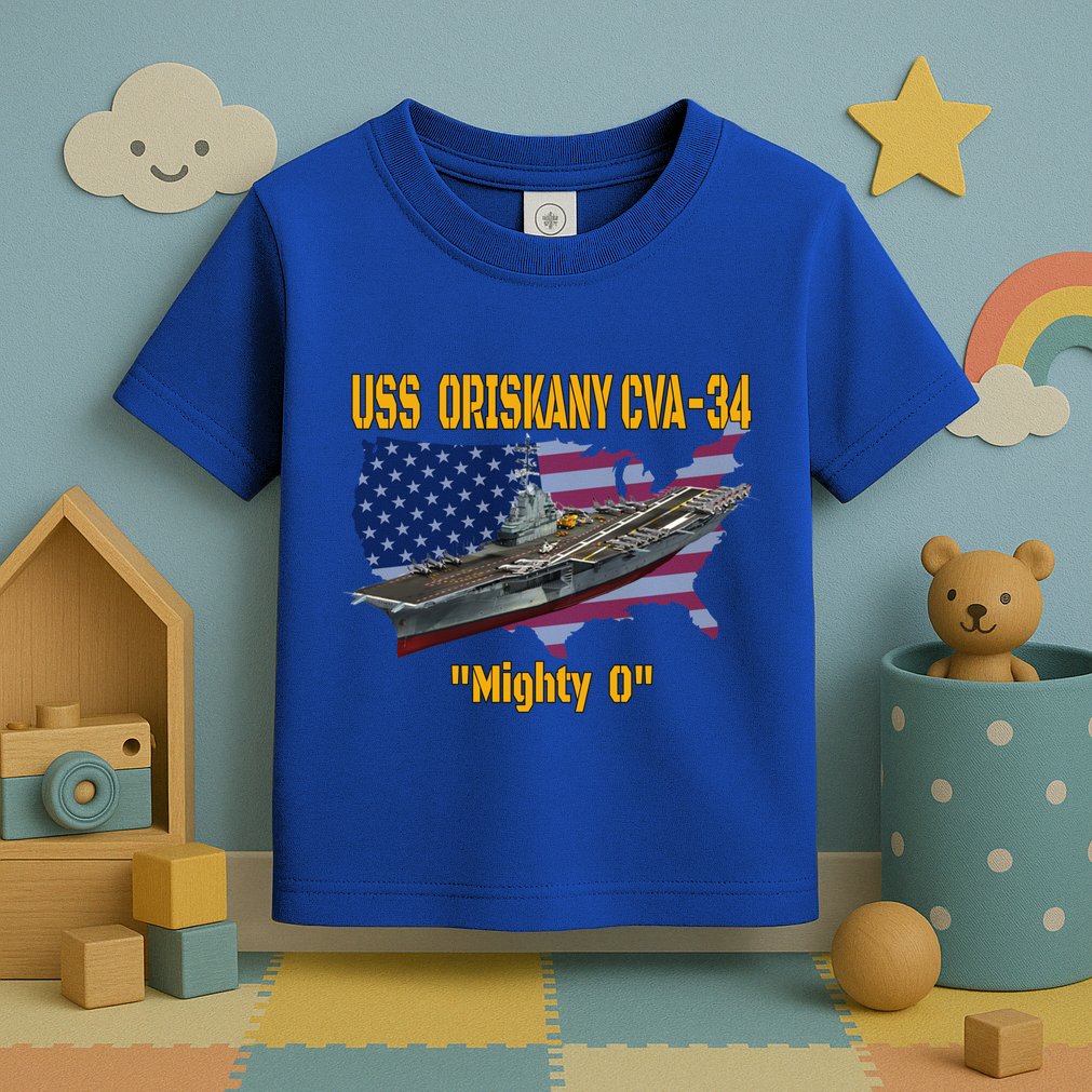 Aircraft Carrier Uss Oriskany Cva34 Veteran Day Father Day Gift Toddler T-Shirt