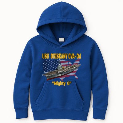 Aircraft Carrier Uss Oriskany Cva34 Veteran Day Father Day Gift Kids Hoodie