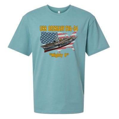 Aircraft Carrier Uss Oriskany Cva34 Veteran Day Father Day Gift Sueded Cloud Jersey T-Shirt