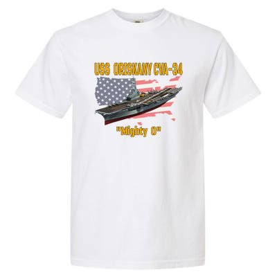 Aircraft Carrier Uss Oriskany Cva34 Veteran Day Father Day Gift Garment-Dyed Heavyweight T-Shirt