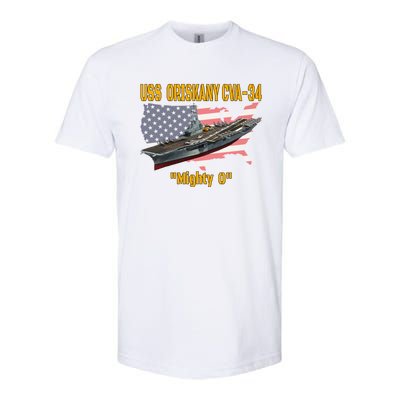 Aircraft Carrier Uss Oriskany Cva34 Veteran Day Father Day Gift Softstyle CVC T-Shirt