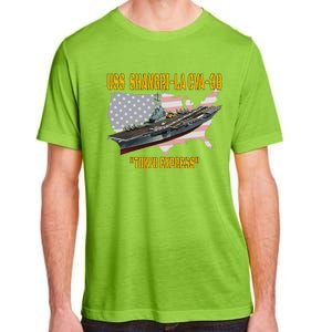 Aircraft Carrier USS ShangriLa CVA38 Veteran Father Day Adult ChromaSoft Performance T-Shirt